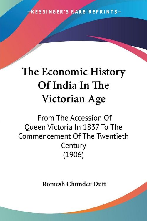 Produktbild: The Economic History Of India In The Victorian Age