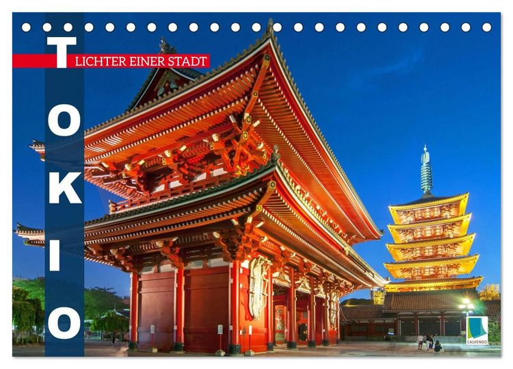 Produktbild: Tokio: Lichter einer Stadt (Tischkalender 2027 DIN A5 quer), CALVENDO Monatskalender