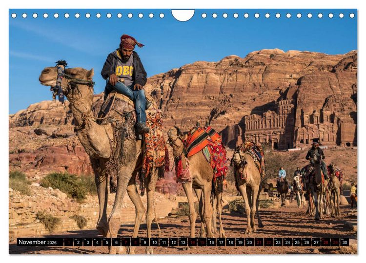 Produktbild: Petra - Jordanien (Wandkalender 2026 DIN A4 quer), CALVENDO Monatskalender