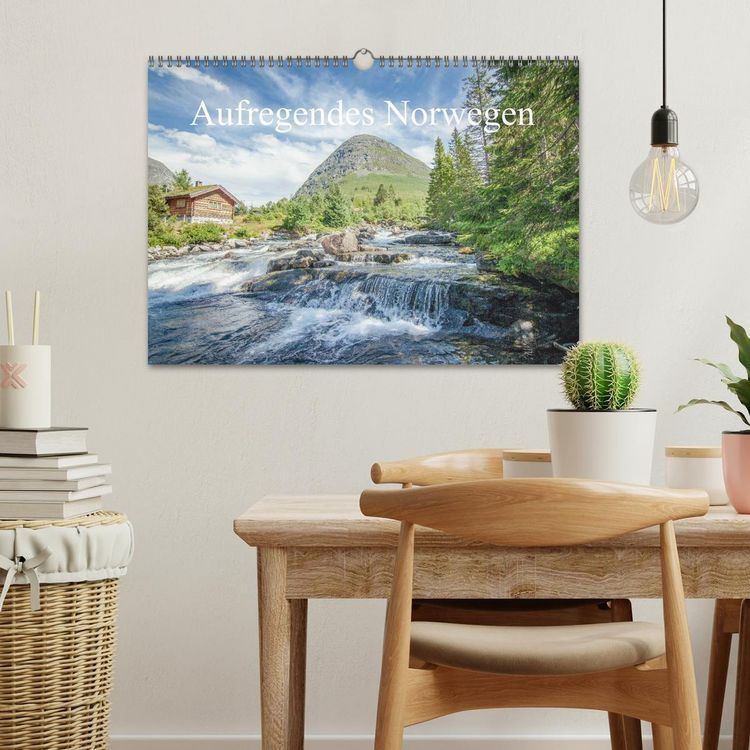 Produktbild: Aufregendes Norwegen (Wandkalender 2026 DIN A3 quer), CALVENDO Monatskalender