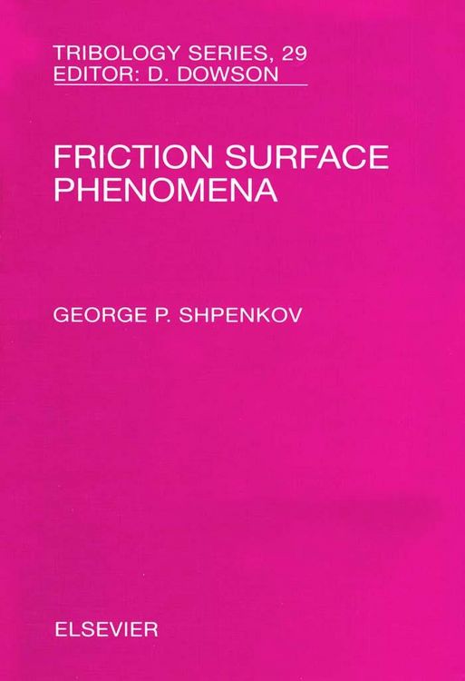 Produktbild: Friction Surface Phenomena