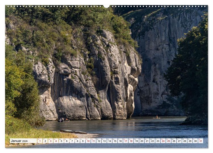 Produktbild: Kelheim, Weltenburg und der Donaudurchbruch (hochwertiger Premium Wandkalender 2026 DIN A2 quer), Kunstdruck in Hochglanz