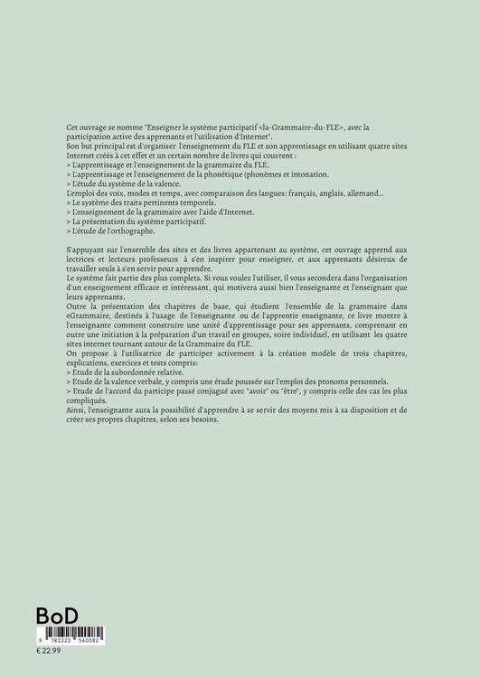 Produktbild: Enseigner le syst&egrave;me participatif "la-grammaire-du-fle"