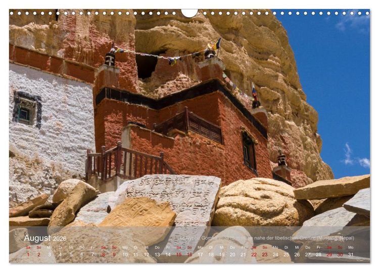 Produktbild: Buddhistische Kl&ouml;ster im Himalaya (Wandkalender 2026 DIN A3 quer), CALVENDO Monatskalender