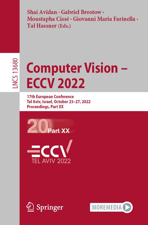 Produktbild: Computer Vision &ndash; ECCV 2022