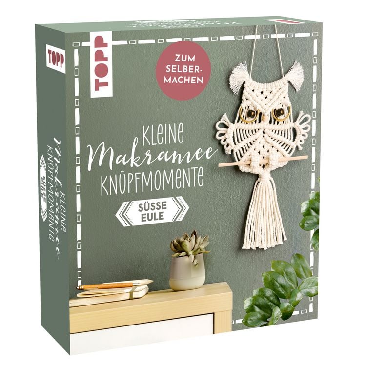 Produktbild: Kleine Knüpfmomente: Makramee-Knüpf-Set - Süße Eule