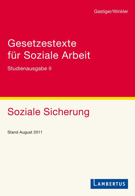 Produktbild: Gesetzestexte f&uuml;r Soziale Arbeit