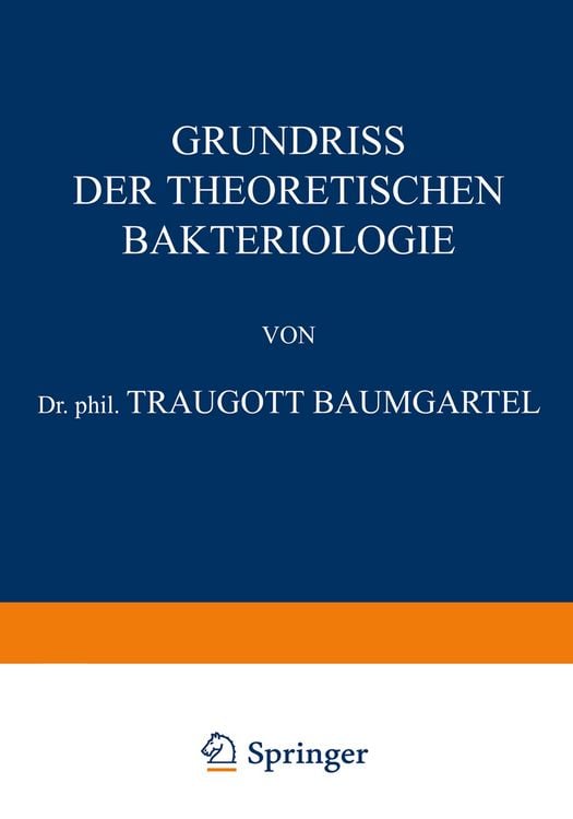 Produktbild: Grundriss der Theoretischen Bakteriologie