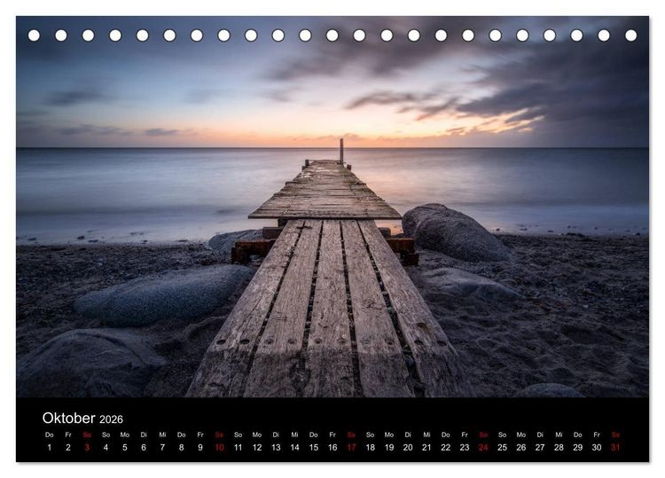Produktbild: Ostholsteins Ostseek&uuml;ste (Tischkalender 2026 DIN A5 quer), CALVENDO Monatskalender