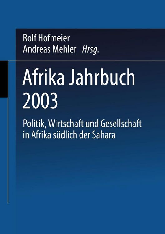 Produktbild: Afrika Jahrbuch 2003