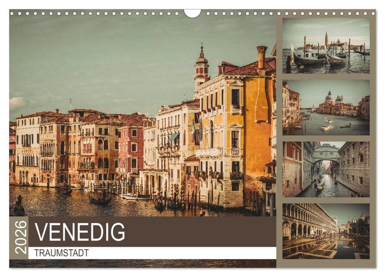Produktbild: Traumstadt Venedig (Wandkalender 2026 DIN A3 quer), CALVENDO Monatskalender