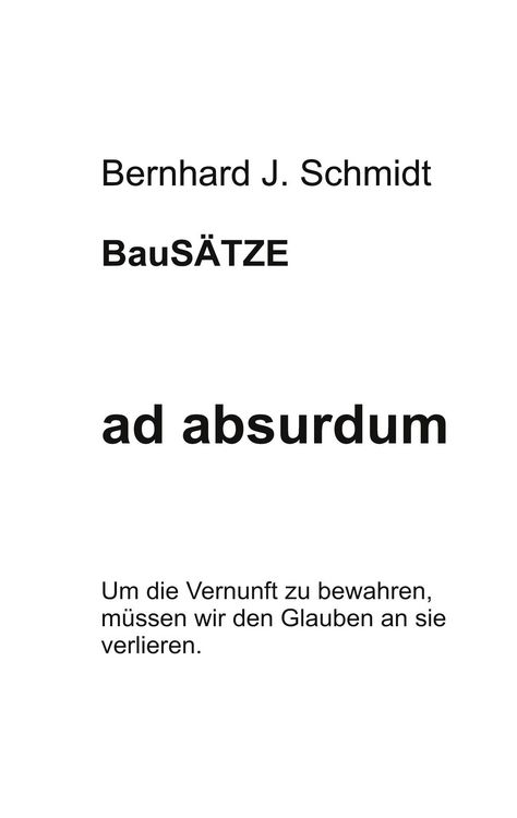 Produktbild: Ad absurdum