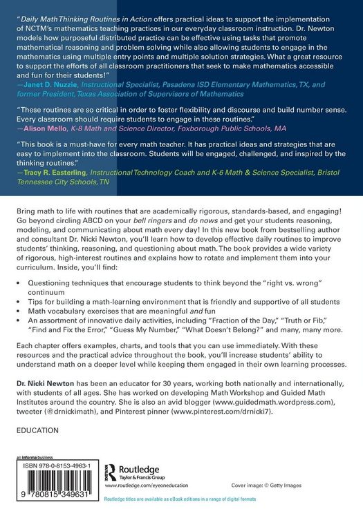Produktbild: Daily Math Thinking Routines in Action