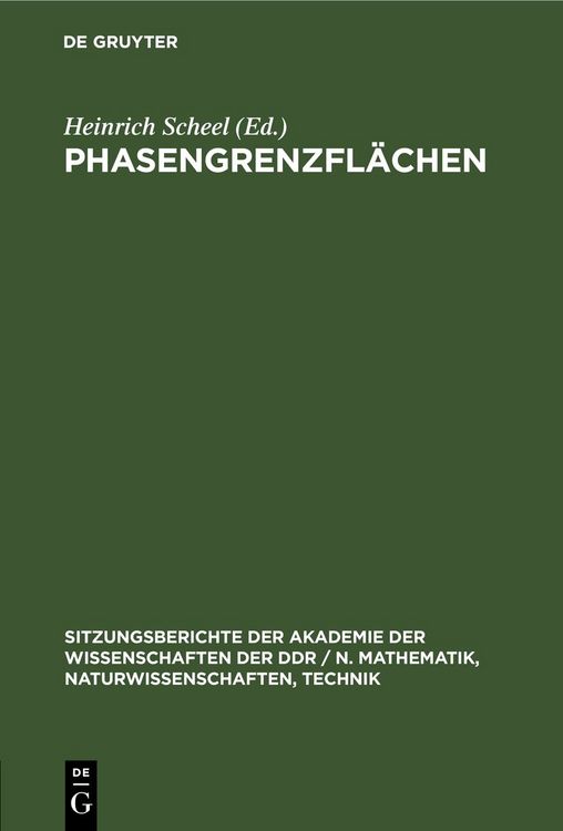 Produktbild: Phasengrenzfl&auml;chen