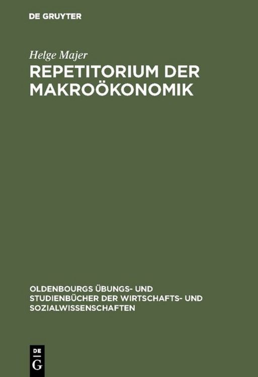 Produktbild: Repetitorium der Makro&ouml;konomik