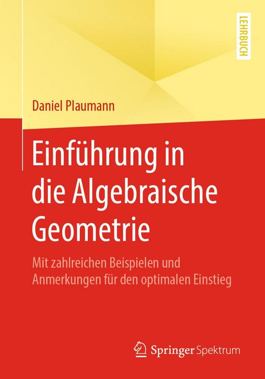 Produktbild: Einf&uuml;hrung in die Algebraische Geometrie