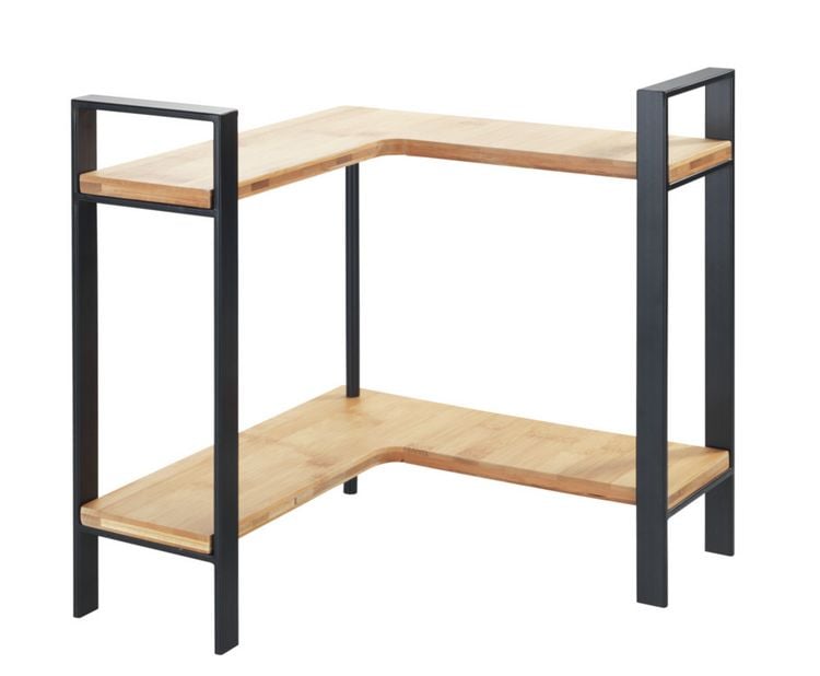 Produktbild: K&uuml;chen-Eckregal Mod. Lou, f&uuml;r mehr Stauraum auf der Arbeitsfl&auml;che