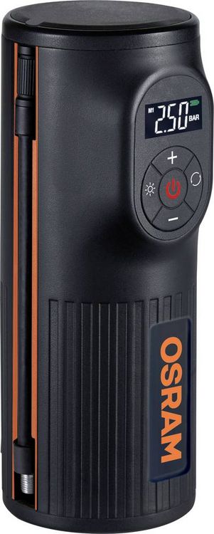 Produktbild: Osram Automotive OTIR2000 Kompressor TYREinflate 2000 8.3 bar Aufbewahrungs-Box/-Tasche, Digitales Display, mit Arbeitslampe