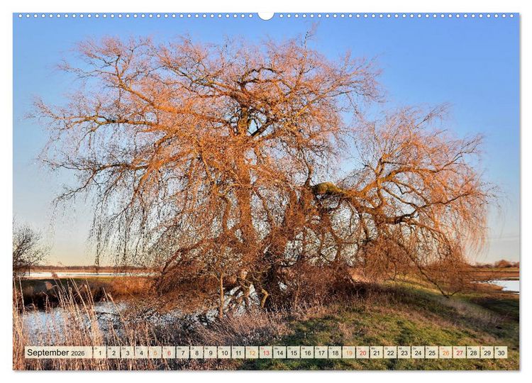 Produktbild: Landschaft an der W&uuml;mme (Wandkalender 2026 DIN A2 quer), CALVENDO Monatskalender