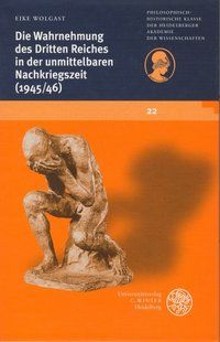 Produktbild: Die Wahrnehmung des Dritten Reiches in der unmittelbaren Nachkriegszeit (1945/1946)