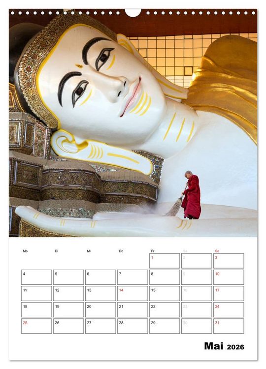 Produktbild: MEDITATION - Wellness f&uuml;r die Seele (Wandkalender 2026 DIN A3 hoch), CALVENDO Monatskalender