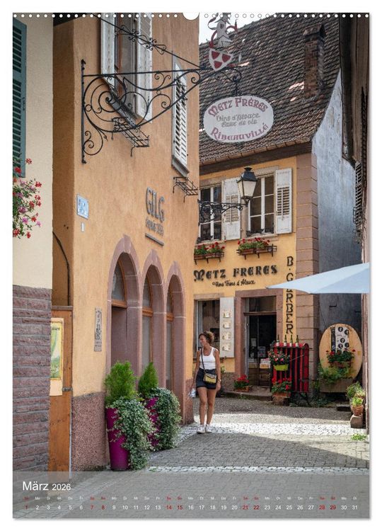 Produktbild: Ribeauville (hochwertiger Premium Wandkalender 2026 DIN A2 hoch), Kunstdruck in Hochglanz