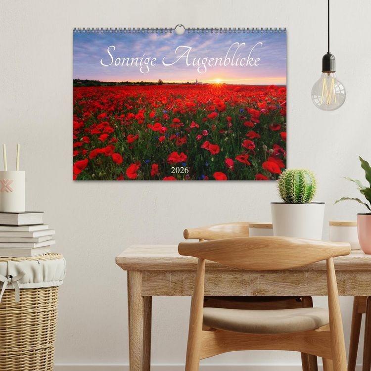 Produktbild: Sonnige Augenblicke (Wandkalender 2026 DIN A3 quer), CALVENDO Monatskalender