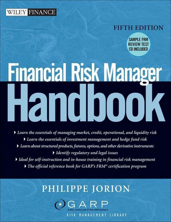 Produktbild: Financial Risk Manager Handbook