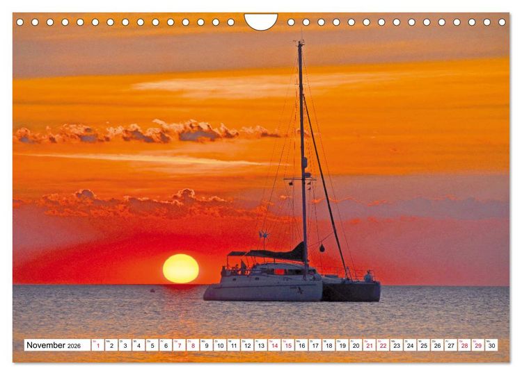 Produktbild: Leidenschaft Segeln (Wandkalender 2026 DIN A4 quer), CALVENDO Monatskalender
