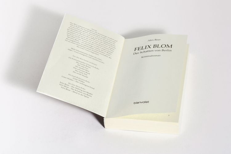 Produktbild: Felix Blom. Der Schatten von Berlin