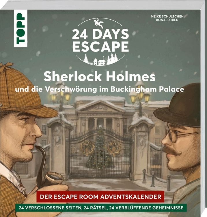 Produktbild: 24 DAYS ESCAPE &ndash; Der Escape Room Adventskalender: Sherlock Holmes und die Verschw&ouml;rung im Buckingham Palace
