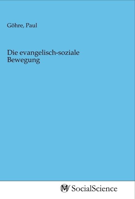 Produktbild: Die evangelisch-soziale Bewegung