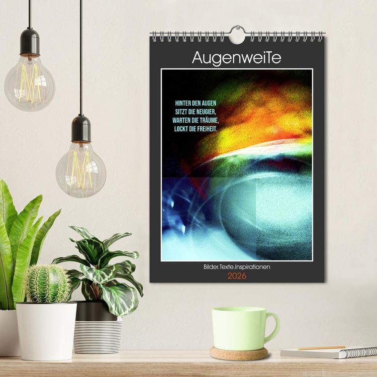 Produktbild: AugenweiTe Bilder.Texte.Inspirationen (Wandkalender 2026 DIN A4 hoch), CALVENDO Monatskalender