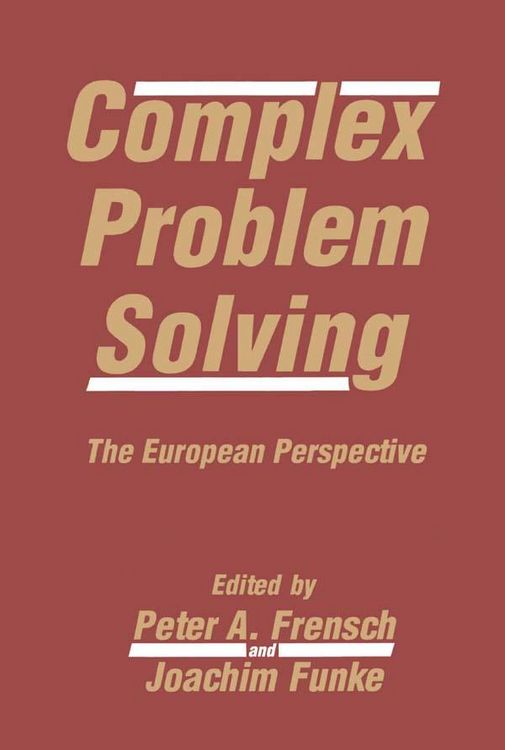 Produktbild: Complex Problem Solving