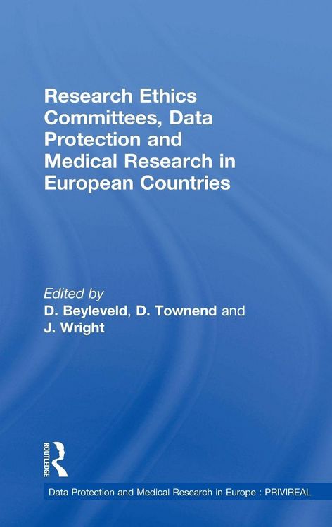 Produktbild: Research Ethics Committees, Data Protection and Medical Research in European Countries