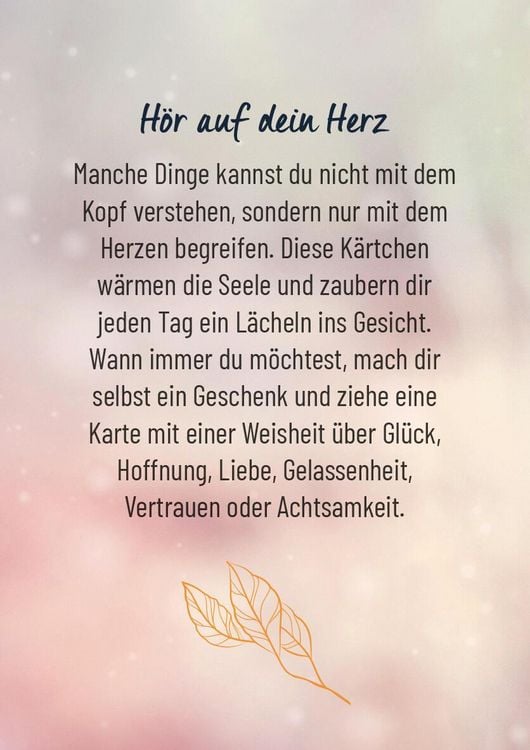 Produktbild: Weisheiten f&uuml;r die Seele