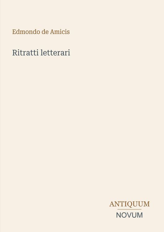 Produktbild: Ritratti letterari
