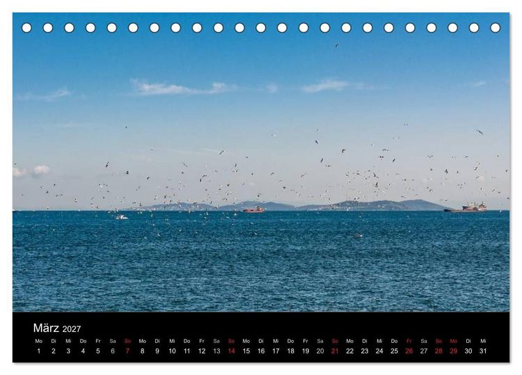 Produktbild: Istanbul - Stadt am Bosporus (Tischkalender 2027 DIN A5 quer), CALVENDO Monatskalender