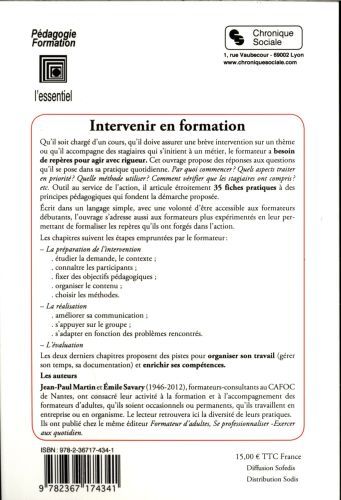 Produktbild: Intervenir en formation