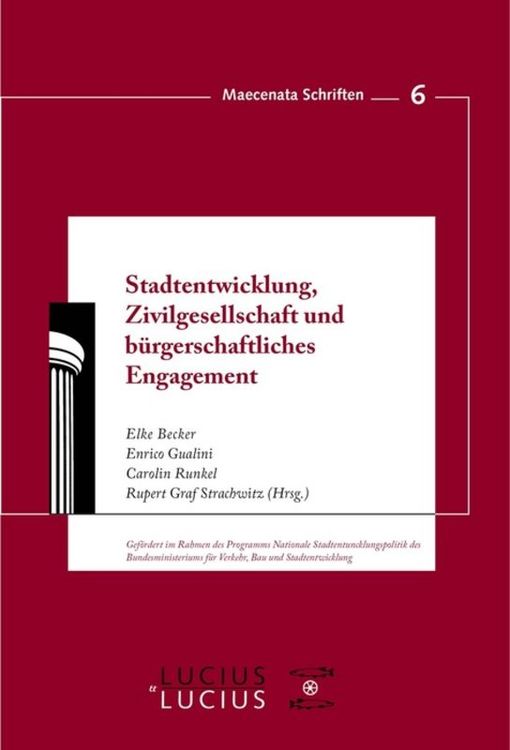 Produktbild: Stadtentwicklung, Zivilgesellschaft und b&uuml;rgerschaftliches Engagement