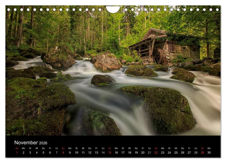 Produktbild: Berchtesgadener Land (Wandkalender 2026 DIN A4 quer), CALVENDO Monatskalender
