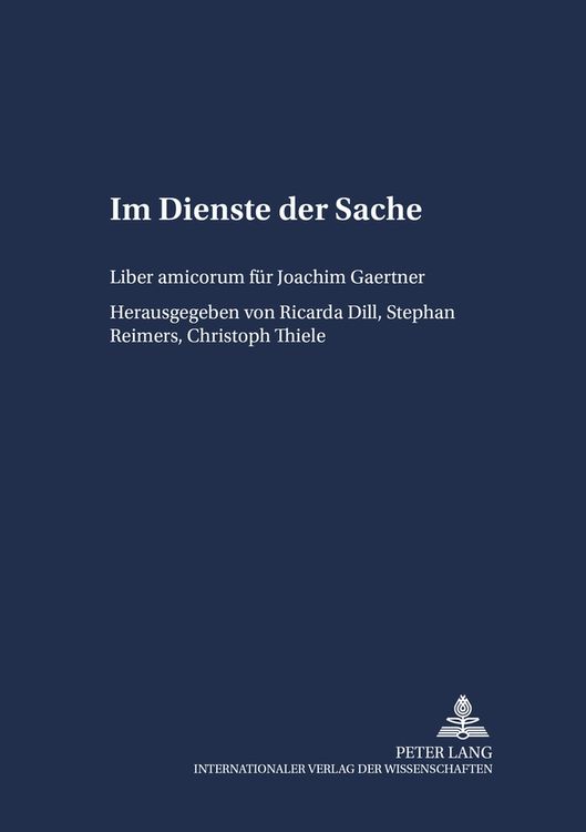 Produktbild: Im Dienste der Sache