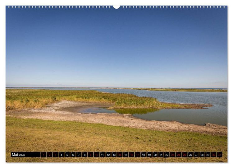 Produktbild: Insel Fehmarn - Impressionen eines Sommertages an der Ostsee (Wandkalender 2026 DIN A2 quer), CALVENDO Monatskalender