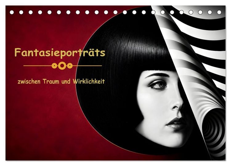 Produktbild: Fantasieportr&auml;ts zwischen Traum und Wirklichkeit (Tischkalender 2027 DIN A5 quer), CALVENDO Monatskalender