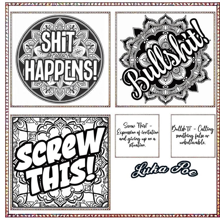 Produktbild: Sweary Coloring Book