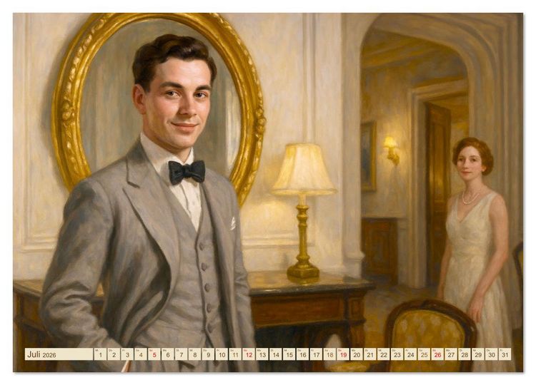 Produktbild: Thomas Mann. Sein Leben, seine Werke (Wandkalender 2026 DIN A3 quer), CALVENDO Monatskalender