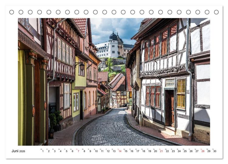Produktbild: Stolberg im Harz (Tischkalender 2026 DIN A5 quer), CALVENDO Monatskalender