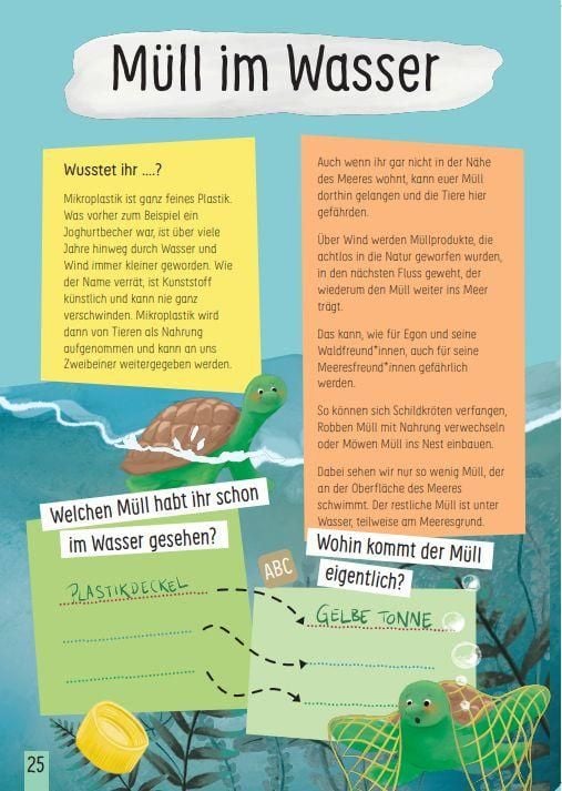 Produktbild: Das Egon Eichhorn M&uuml;ll Projektheft