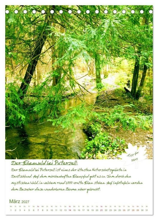 Produktbild: Dahoam erleben! Einmalige Wander-und Naturerlebnisse in Oberbayern (Tischkalender 2027 DIN A5 hoch), CALVENDO Monatskalender