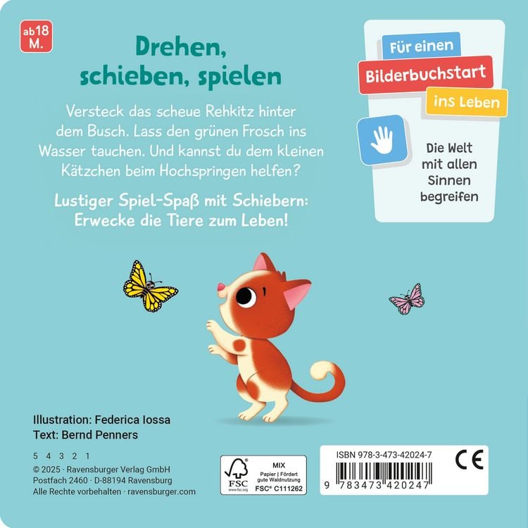 Produktbild: Mein Schiebe-Mitmachbuch - Lieblingstiere